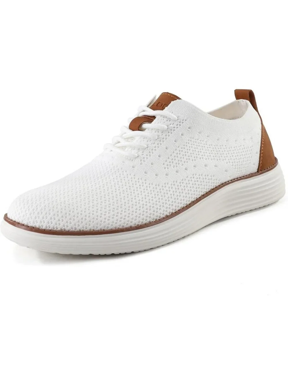 VILOCY Men's White Ethylene Vinyl Acetate Casual Breathable Comfortable Sneakers